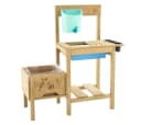 TP Toys Outdoor-Spielküche Grow Up Holz mit Hochbeet und Wasserspender Bild 2