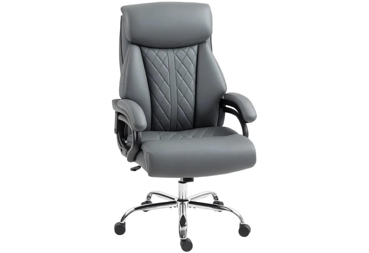 ibettertec Chefsessel Schwarz PU-Leder Ergonomisch - Bild 2