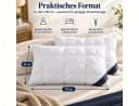 Fyrove Kopfkissen 2er-Set Baumwolle Weiß Ergonomisch Bild 5