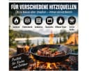 Fyrove Gusseisen Pfannen-Set 3-teilig mit Ausguss Bild 4