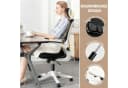 HDHNBA Ergonomischer Bürostuhl Netzgewebe Weiß/Schwarz mit Kopfstütze Bild 3