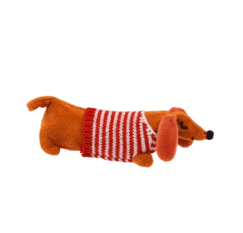 Rex London Mini Kuscheltier Dackel mit Schlafsack in Geschenkbox - Bild 5