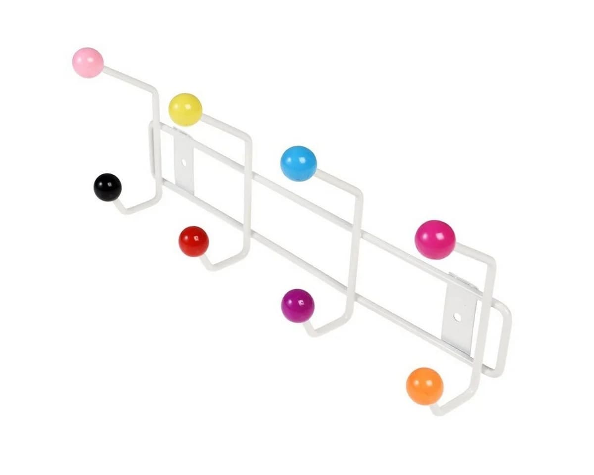 Rex London Wandhaken Gumball 8 Haken Retro Bunt