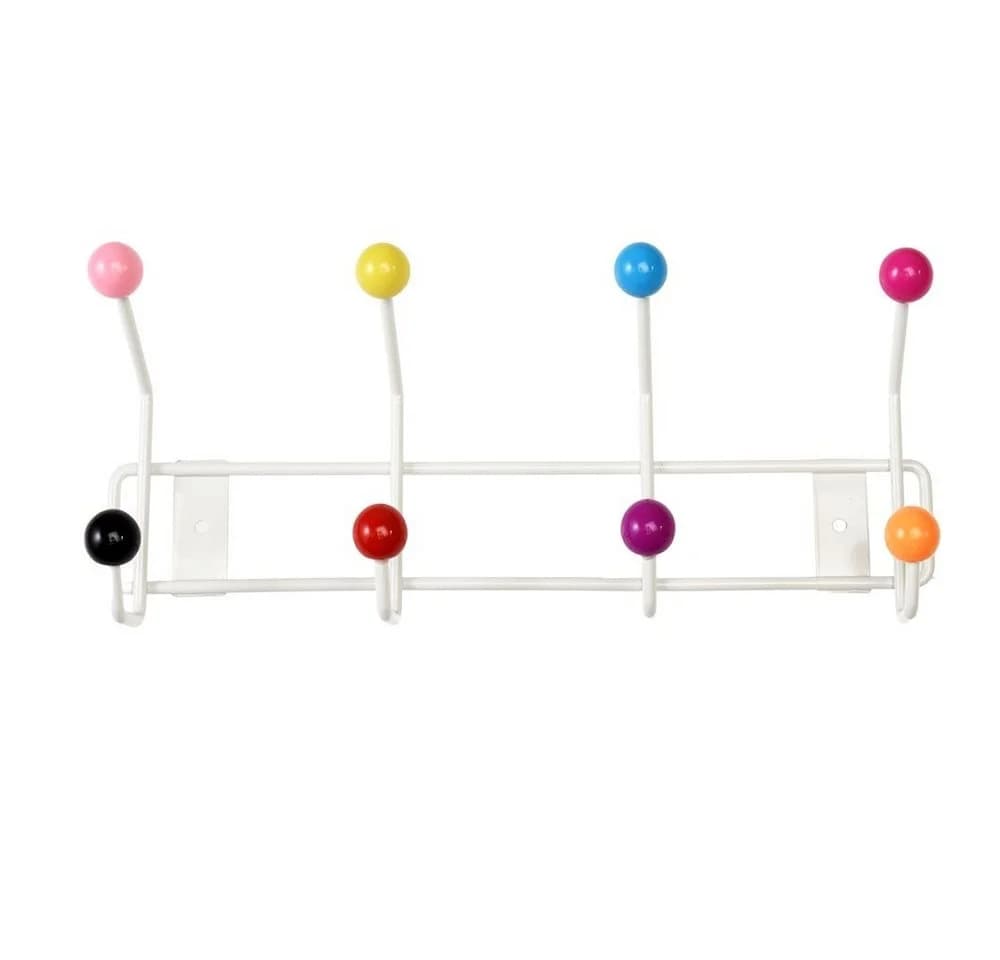 Rex London Wandhaken Gumball 8 Haken Retro Bunt - Bild 3
