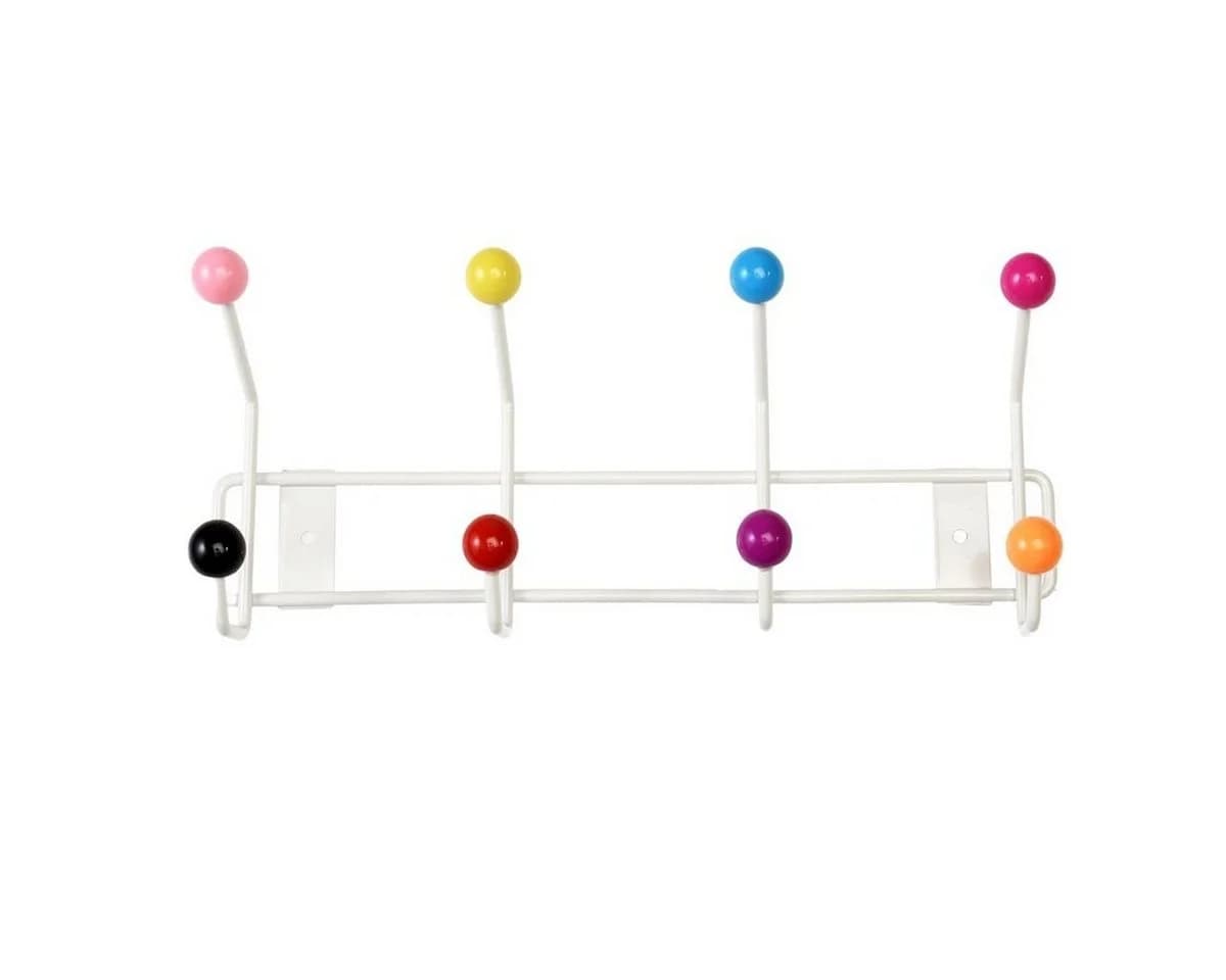 Rex London Wandhaken Gumball 8 Haken Retro Bunt - Bild 4
