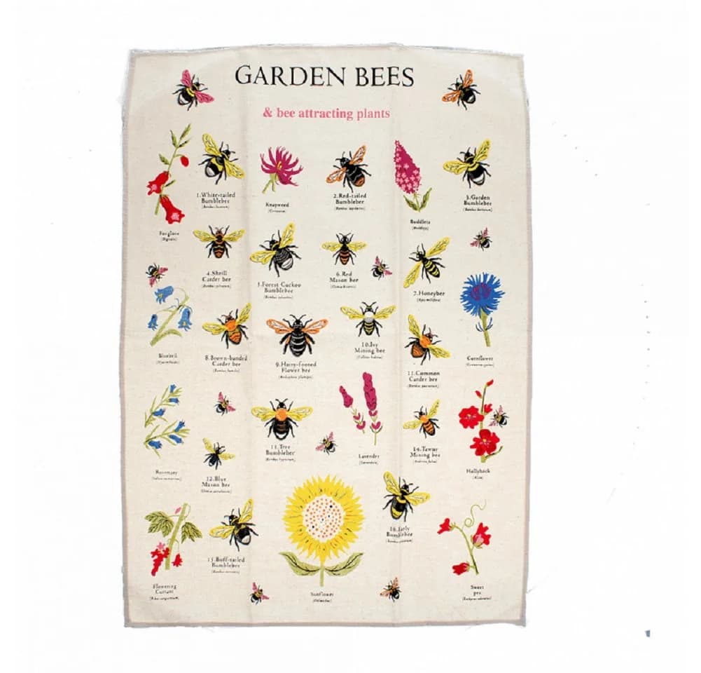 Rex London Geschirrtuch Retro-Print Baumwolle mit Aufhängeschlaufe - Bild 2