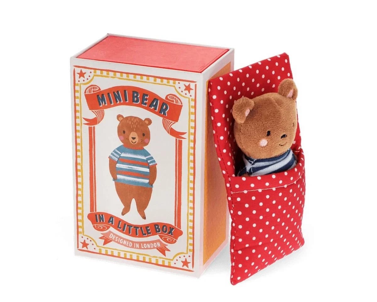 Rex London Kuscheltier Plüschfigur Mini-Bär in Geschenkbox - Bild 2