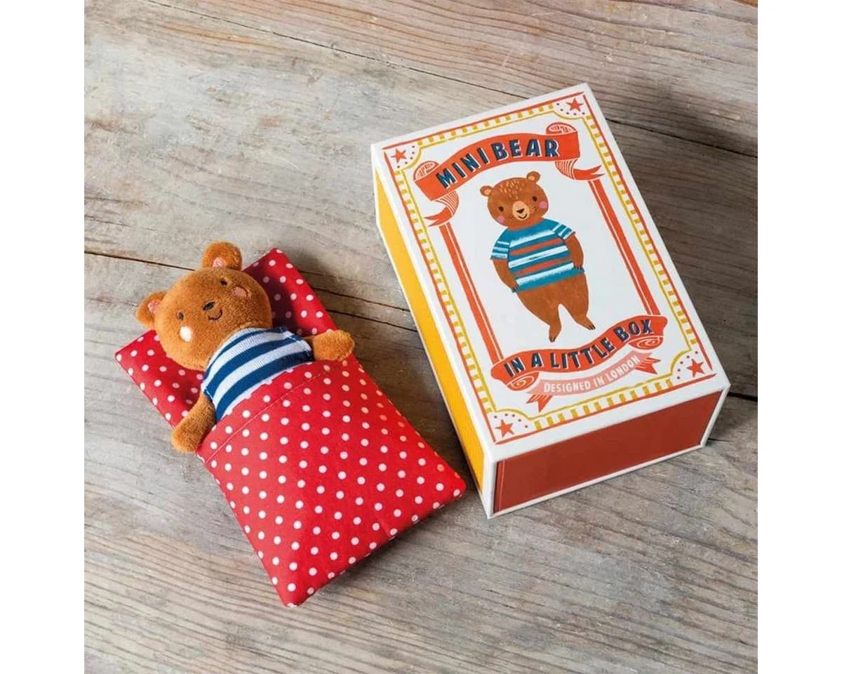 Rex London Kuscheltier Plüschfigur Mini-Bär in Geschenkbox - Bild 3