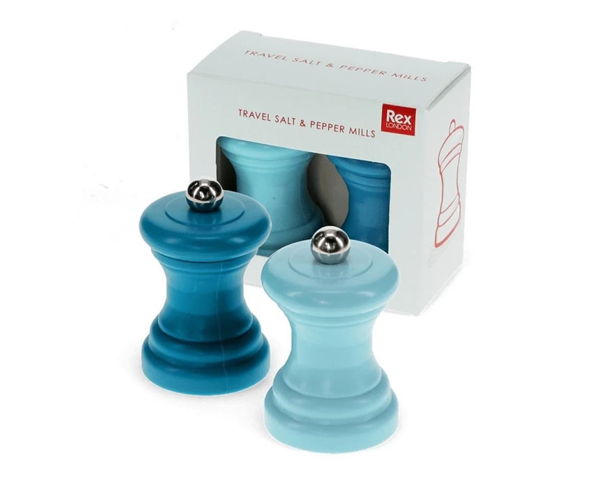 Rex London Salz- / Pfefferstreuer Reise-Set blau - Bild 2