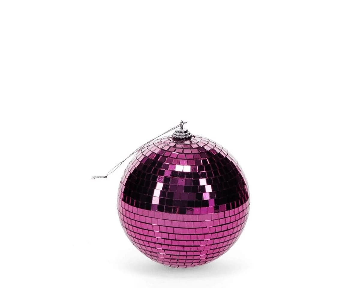 Rex London Discokugel Pink Spiegeloberfläche Partydekoration