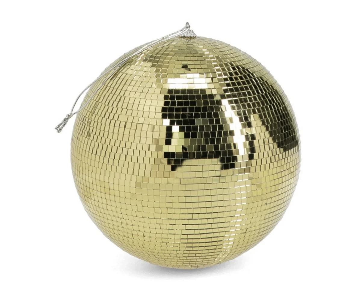 Rex London Dekokugel Discokugel Gold Spiegeloberfläche