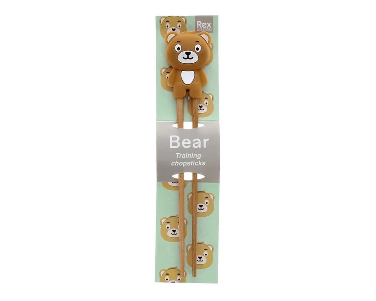 Rex London Trainingsstäbchen-Set aus Holz mit Silikon-Verbindung für Kinder - Bild 3