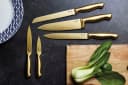 MasterClass Messerblock 6-tlg. Schwarz mit Edelstahlmesserset Bild 1