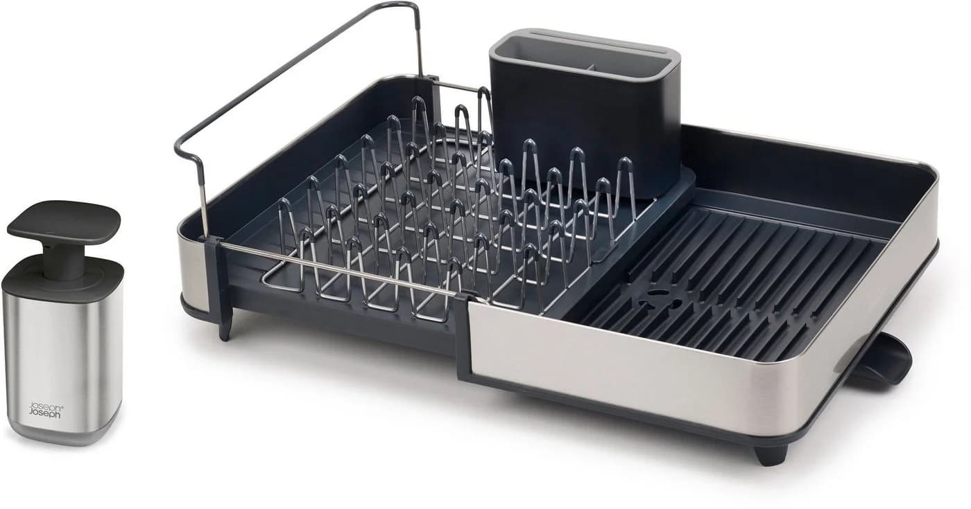 Joseph Joseph Geschirrständer Rethink Your Sink Grau Ausziehbar