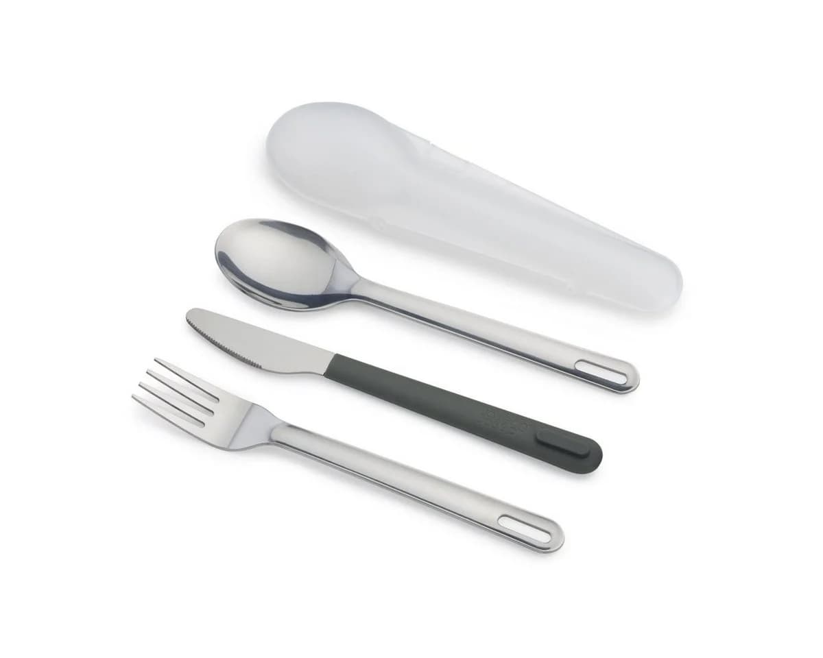 Joseph Joseph Reisebesteck Set GoEat Edelstahl Grau - Bild 2