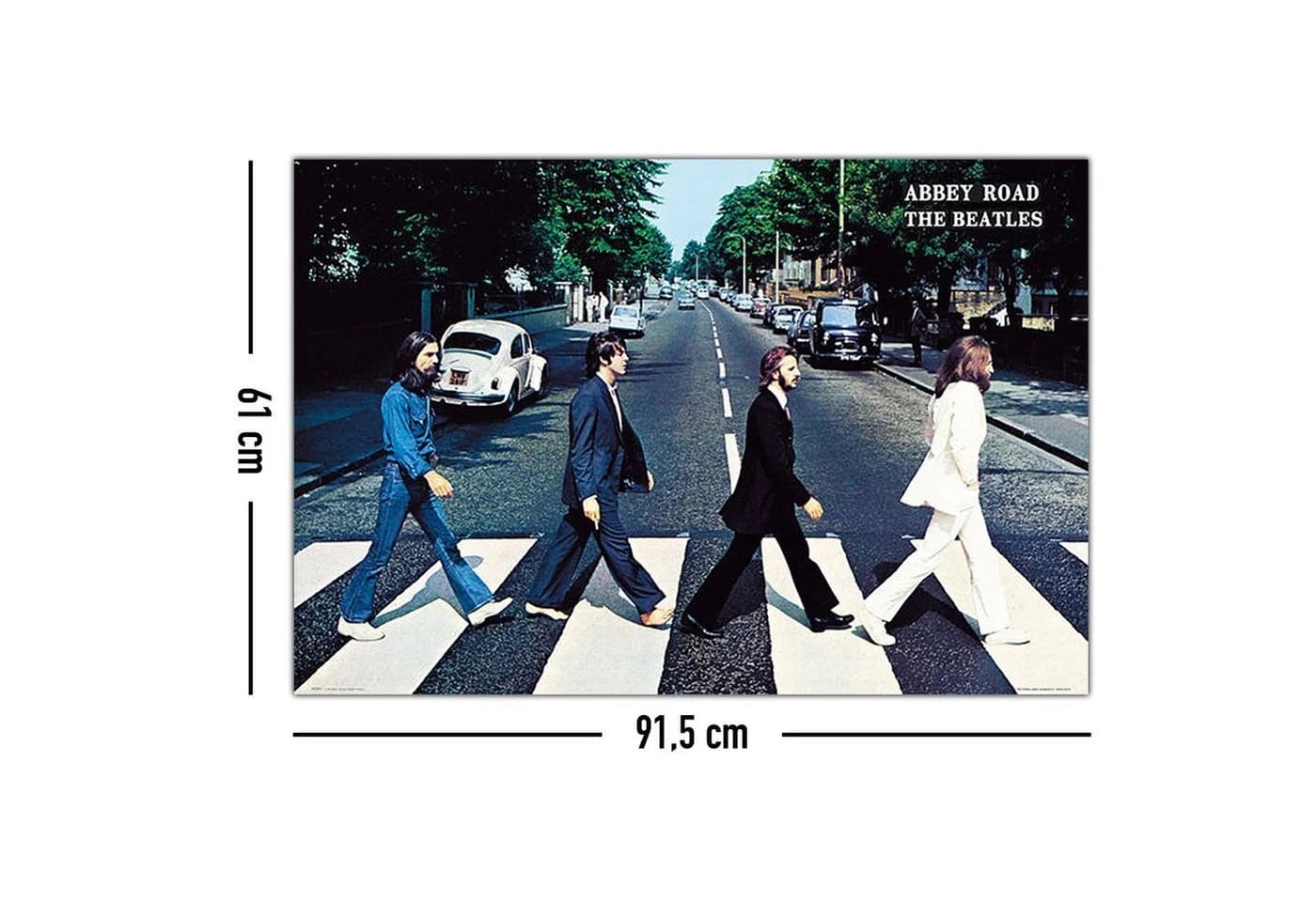 PYRAMID Poster Beatles Abbey Road 91,5 x 61 cm - Bild 4