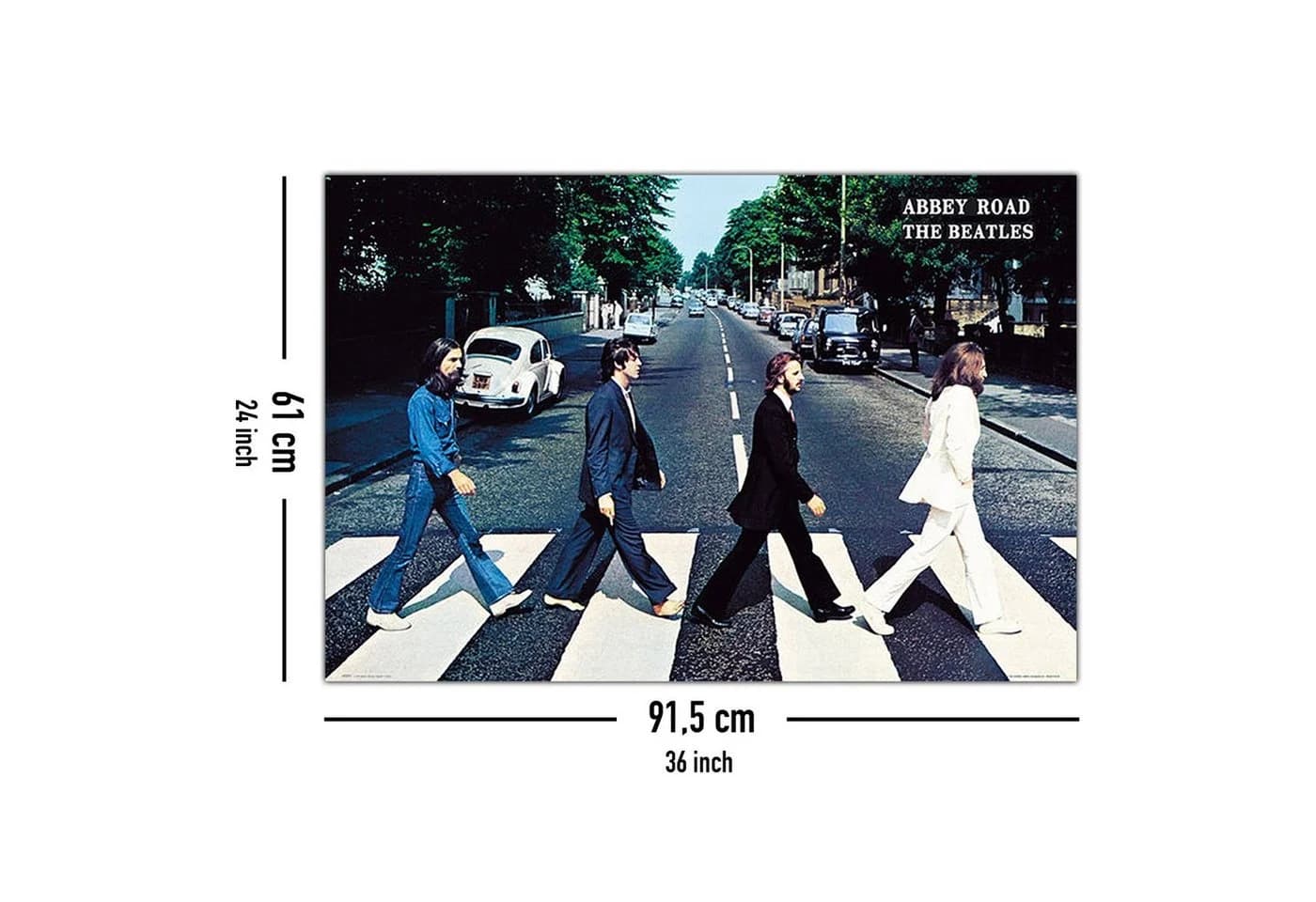 PYRAMID Poster Beatles Abbey Road 91,5 x 61 cm - Bild 5