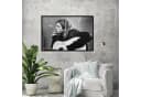 Close Up Poster Nirvana Kurt Cobain Rauchend Gitarre Retro Bild 1