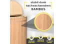 HANDFILL Flaschensammler Wäschekorb Bambus 55L Bild 5