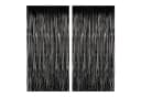 Montegoni Lametta Vorhang 2er Set Gold Glitzer Party Deko Bild 2