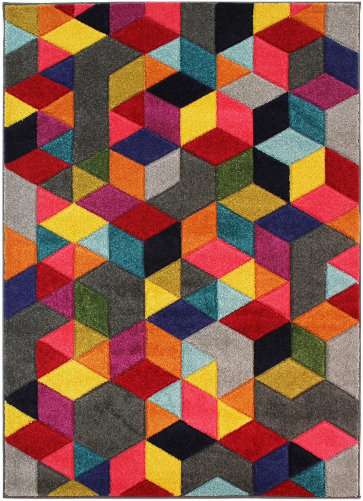 FLAIR RUGS Dynamic Teppich Bunt Geometrisch Modern