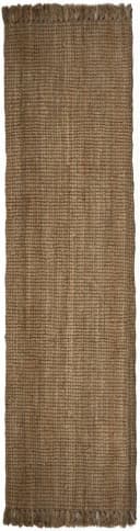 FLAIR RUGS Jute Boucle Läufer Beige Natur Mit Fransen Bild 2