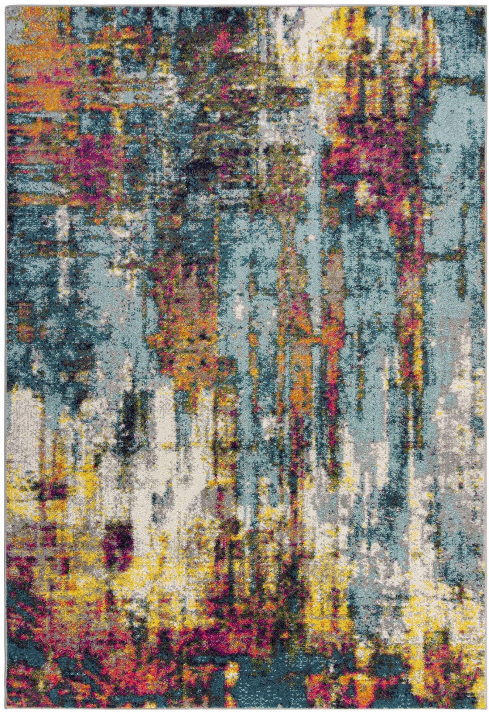 FLAIR RUGS Abstraction Teppich Bunt Abstrakt Modern