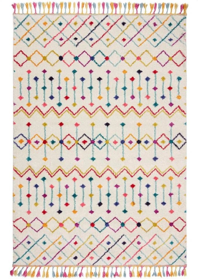 FLAIR RUGS Teppich Prairie Bunt Geometrisch Polypropylen