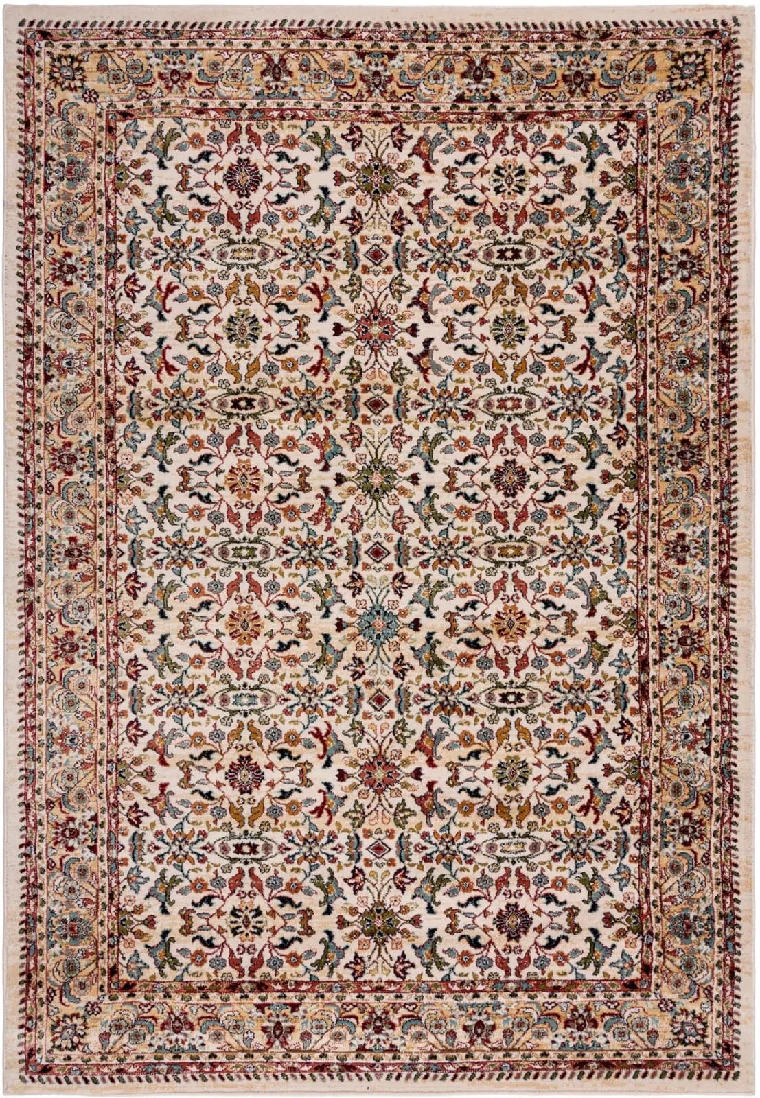FLAIR RUGS Sandford Teppich Beige Vintage Gemustert Kunstfaser