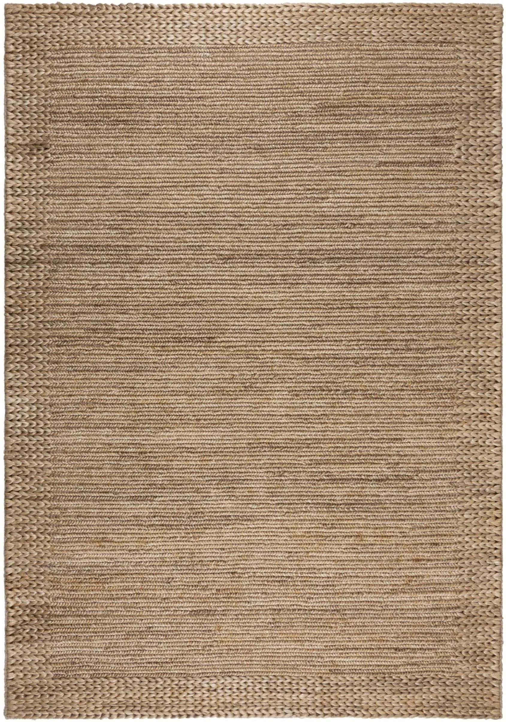 Flair Rugs Teppich Drew Handgewebt Jute Beige 160x230cm