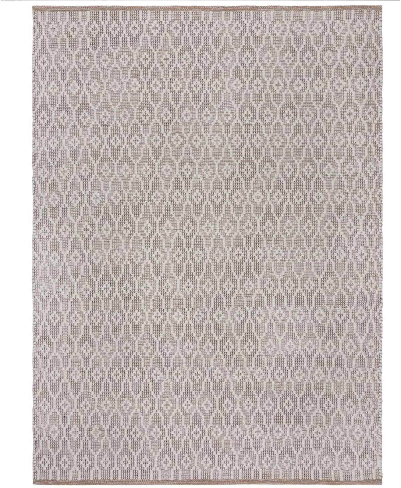 Flair Rugs Dream Teppich Beige Handgewebt Wollmischung Vintage