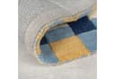 FLAIR RUGS Wollteppich Kai Wool Border Läufer Blau 60x230 cm Bild 3