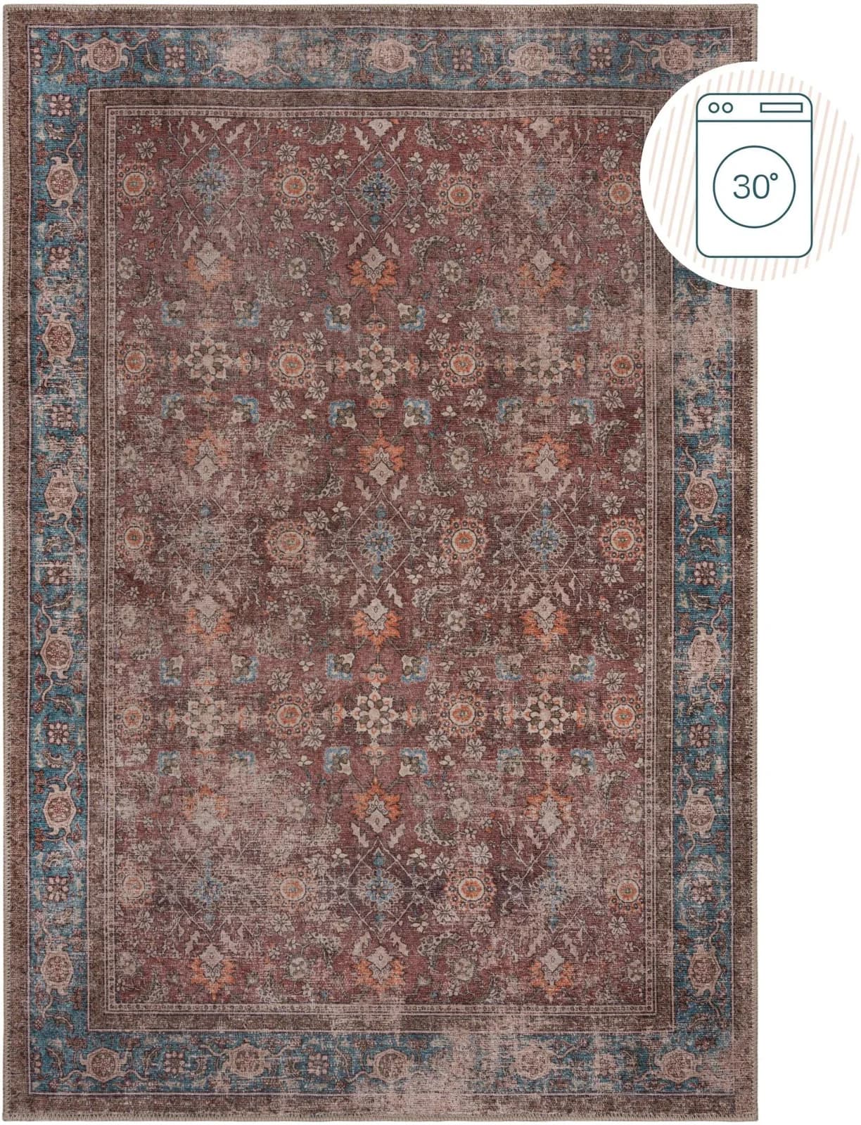 Flair Rugs Cyra Teppich Rot Orientalisch