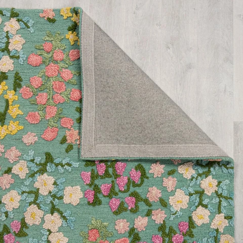 Wollteppich Emilia Floral Hoch-Tief-Struktur Floral - Bild 3