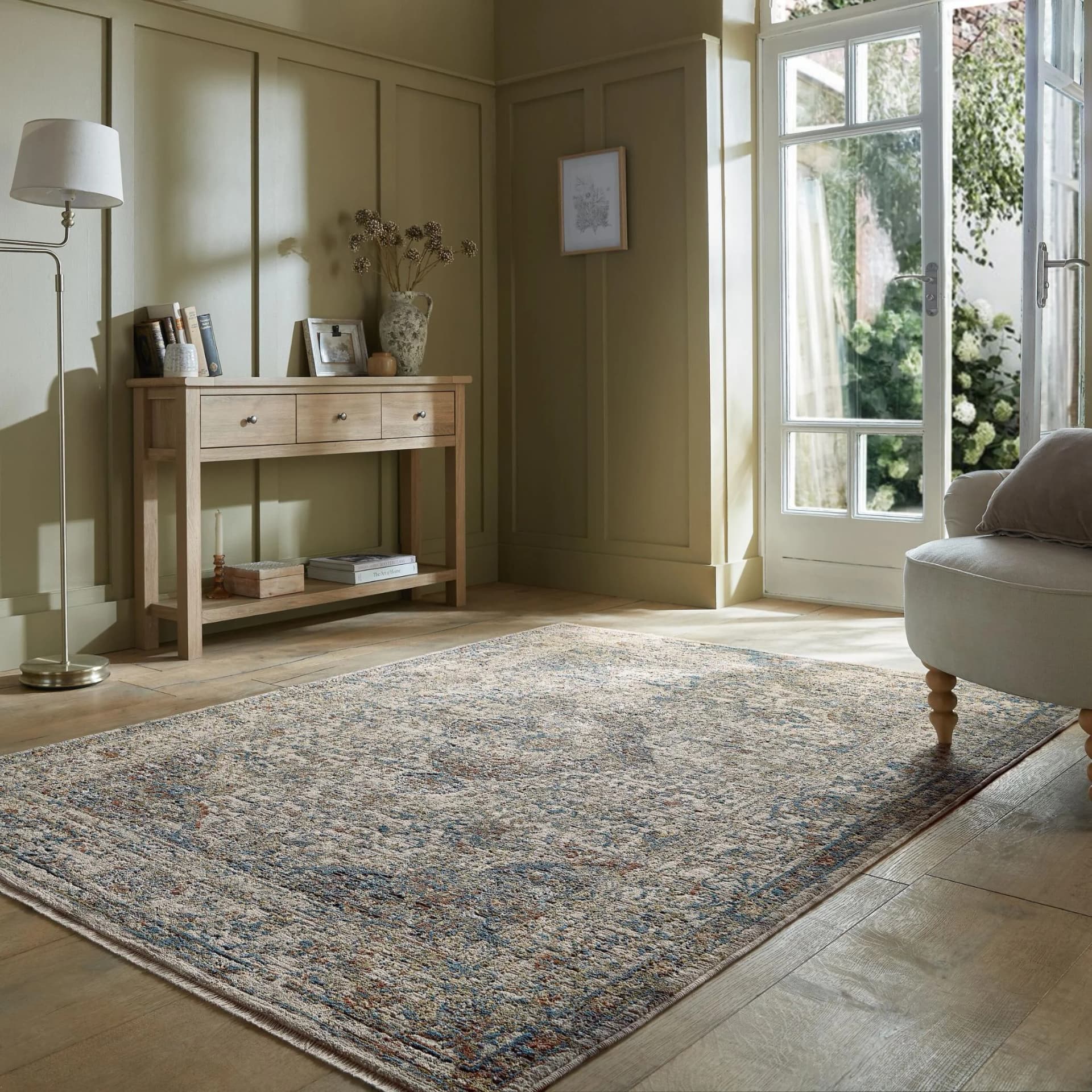 FLAIR RUGS Sybil Vintage Teppich Mehrfarbig