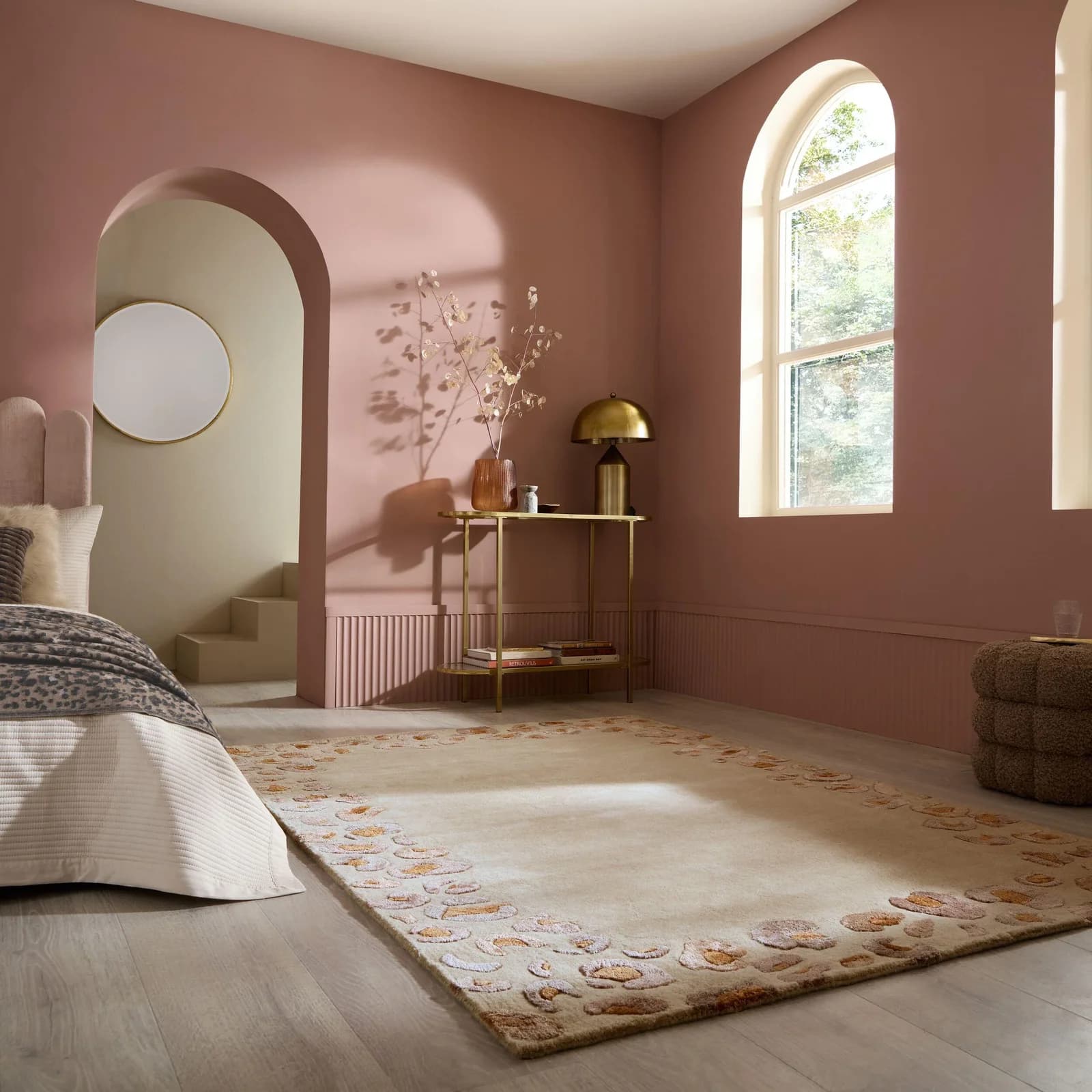 FLAIR RUGS Teppich Weiß 160x230 cm Wolle Viskose