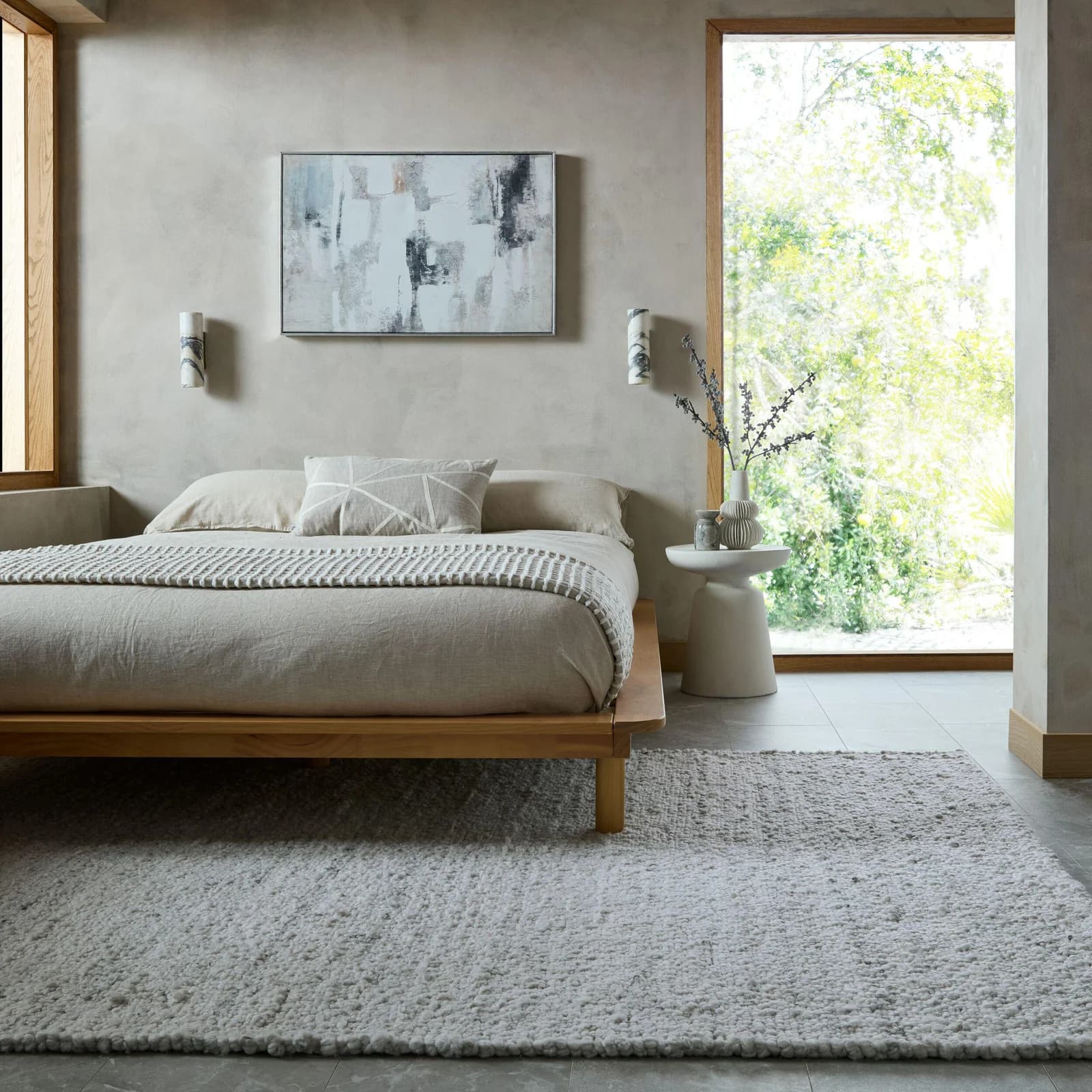 FLAIR RUGS Finley Designteppich Ivor Bouclé-Design Polyester