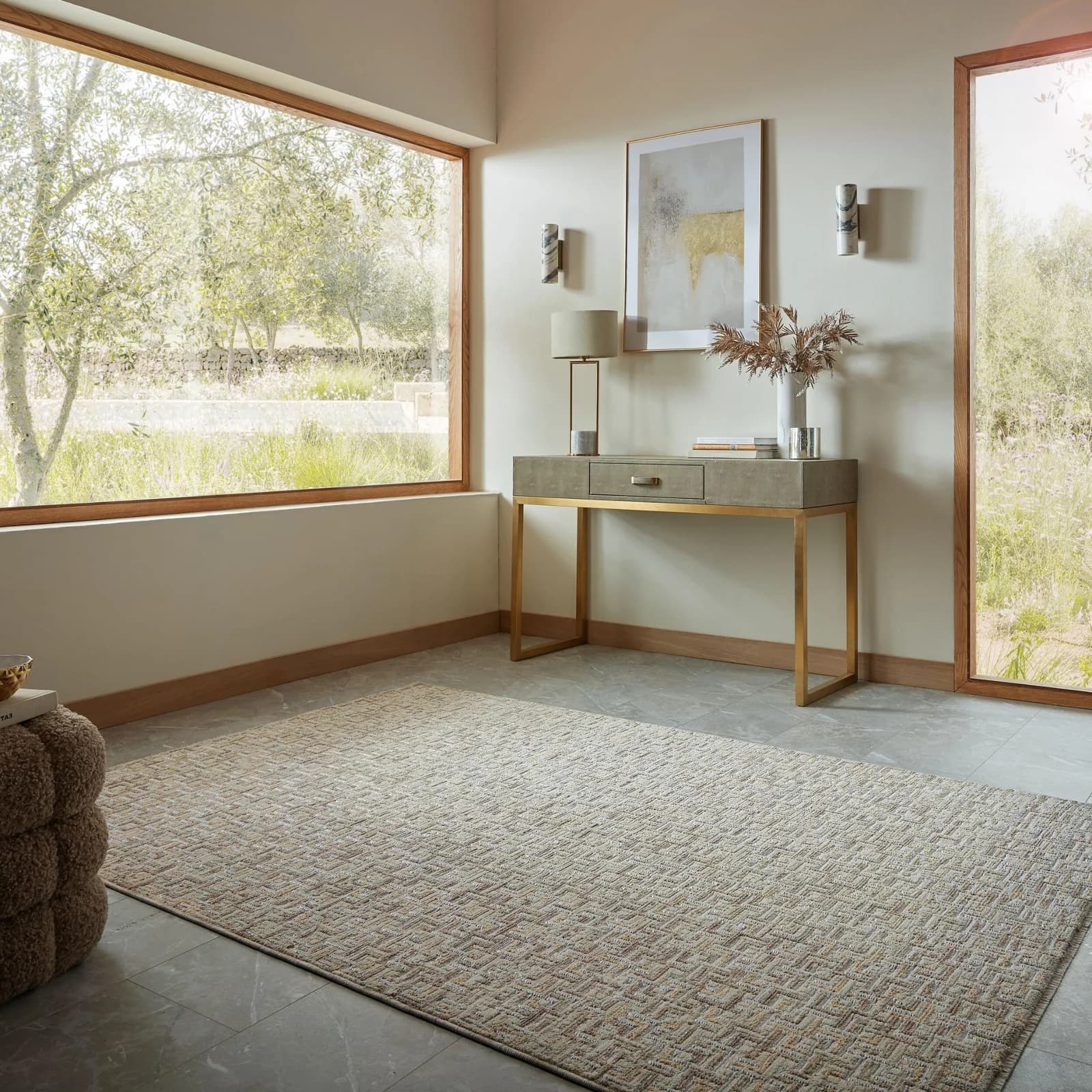 FLAIR RUGS Kado Teppich Beige Polyester