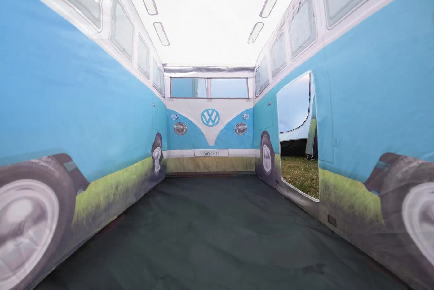 VW Collection by BRISA Spielzelt T1 Bulli Blau Pop-Up - Bild 3