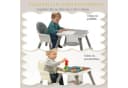 LALAHO Kinderklappstuhl 7-in-1 Grau PVC Bild 3