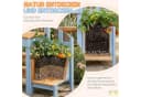 LALAHO Outdoor-Spielküche Matschküche Gartenküche mit Spüle und Pflanzkasten Bild 4