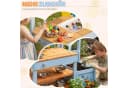 LALAHO Outdoor-Spielküche Matschküche Gartenküche mit Spüle und Pflanzkasten Bild 5