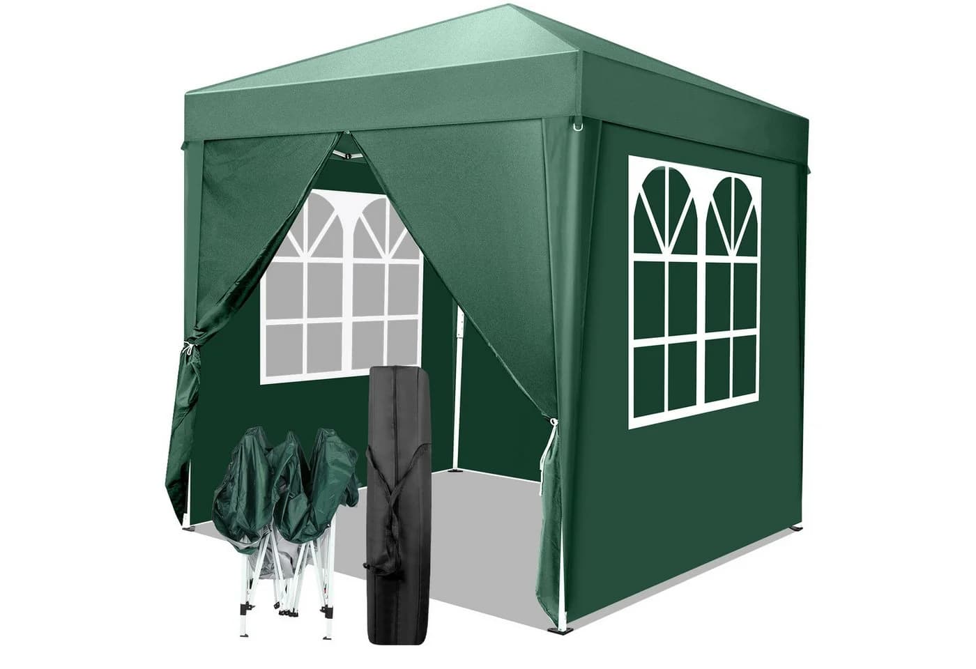 LALAHO Faltpavillon 2x2m mit 4 Seitenwänden UV-Schutz - Bild 2