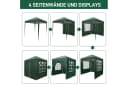 LALAHO Faltpavillon 2x2m mit 4 Seitenwänden UV-Schutz Bild 4