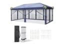 LALAHO Faltpavillon 3x6m mit 6 Netzvorhängen UV-Schutz Bild 2