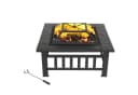 LALAHO Feuerschale 3 in 1 Feuerstelle mit Funkenschutz, Holzkohlegrill Bild 4