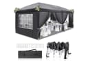 LALAHO Faltpavillon 3x6m Outdoor Pavillon mit 6 Seitenteilen Wasserdicht UV-Schutz Bild 1