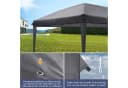 LALAHO Faltpavillon 3x6m Outdoor Pavillon mit 6 Seitenteilen Wasserdicht UV-Schutz Bild 5