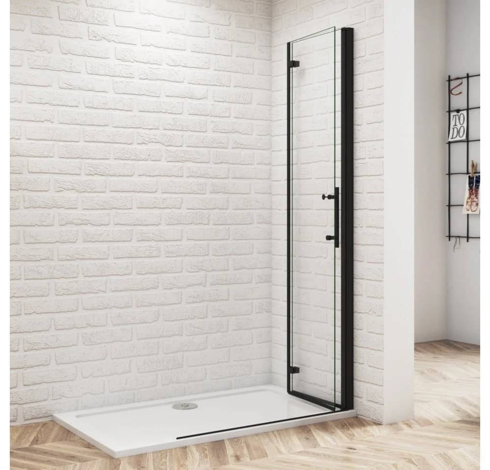 Duschparadies Dusch-Falttür Schwarz Easyclean Sicherheitsglas - Bild 4