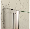 Duschparadies Dusch-Drehtür 195cm Easyclean Sicherheitsglas Chrom Bild 5